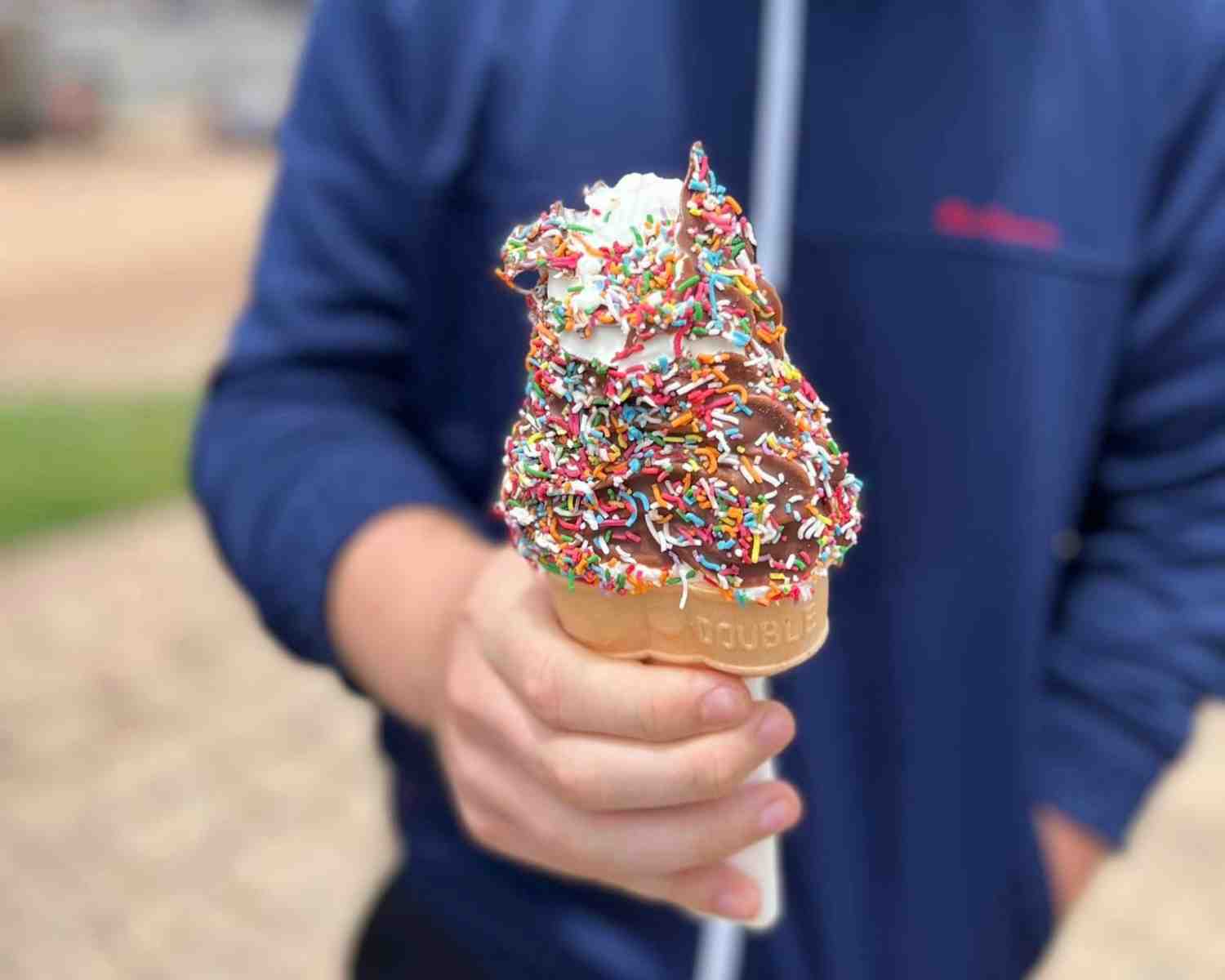 Try the icecream at Kryal Castle Ballarat