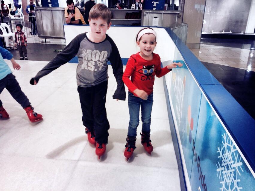 Learning to Ice Skate - A Kid Bucket List Wish Fulfilled 