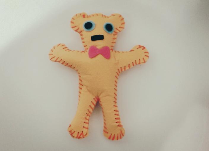 Learning to Sew : Creating a Felt Teddy Bear By Hand