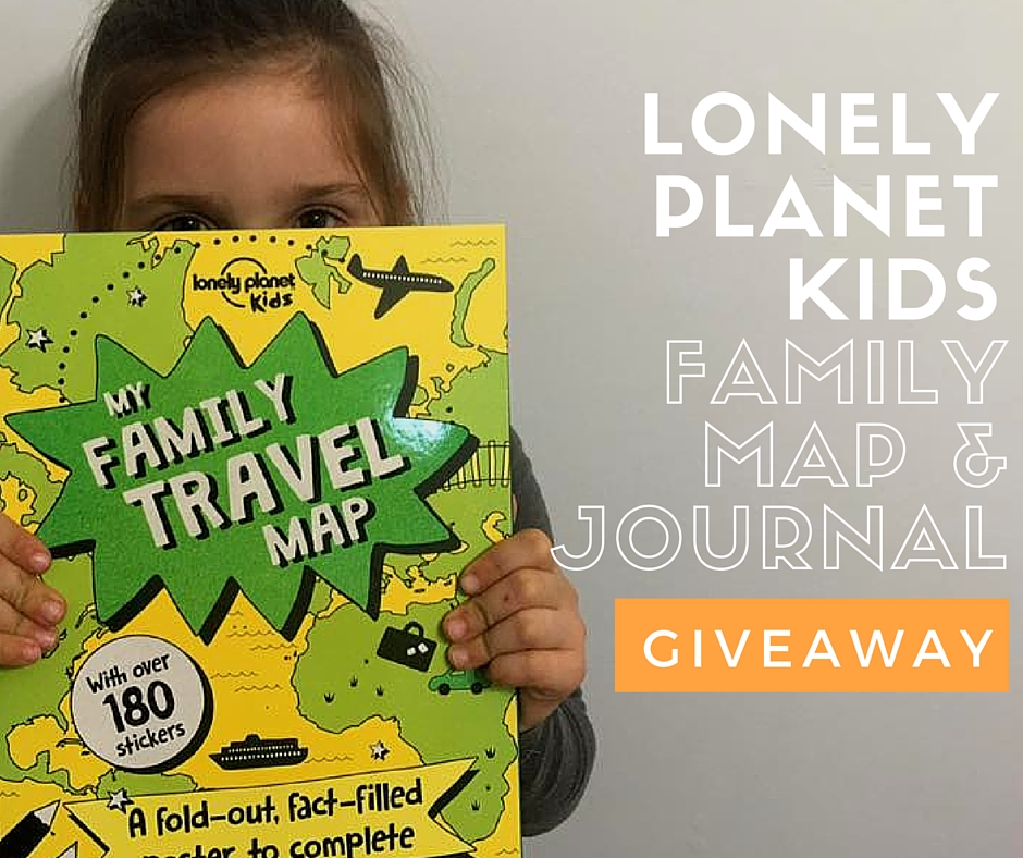 GIVEAWAY : Lonely Planet Kids Never Forget an Adventure - Journal and Map