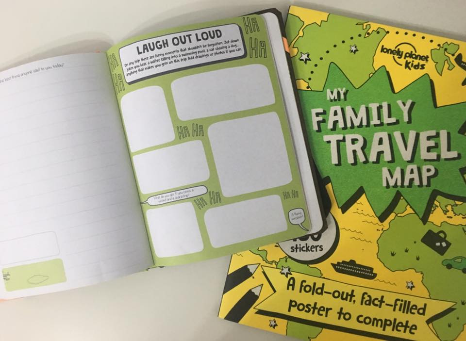 GIVEAWAY : Lonely Planet Kids Never Forget an Adventure - Journal and Map Review
