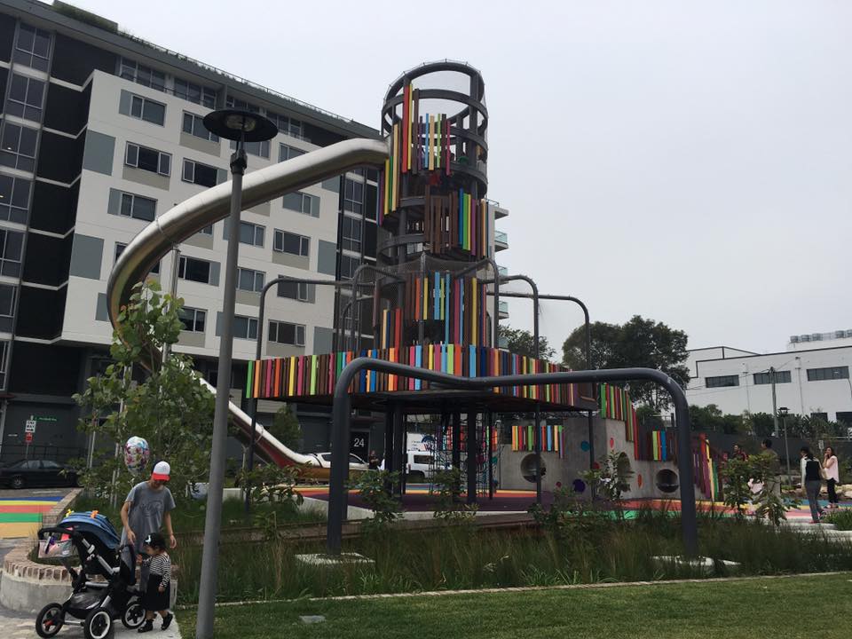 Sydney Playgrounds : Wulaba Park - Green Square Waterloo