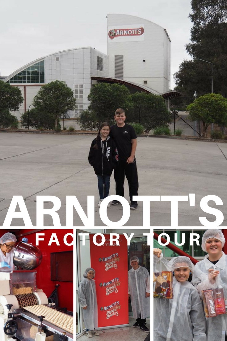 Arnott's Factory Tour with Kids