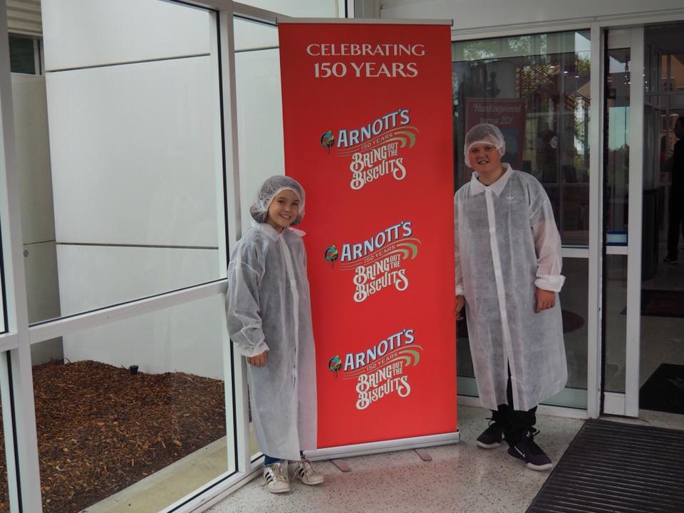 Arnott's Factory Tour with Kids