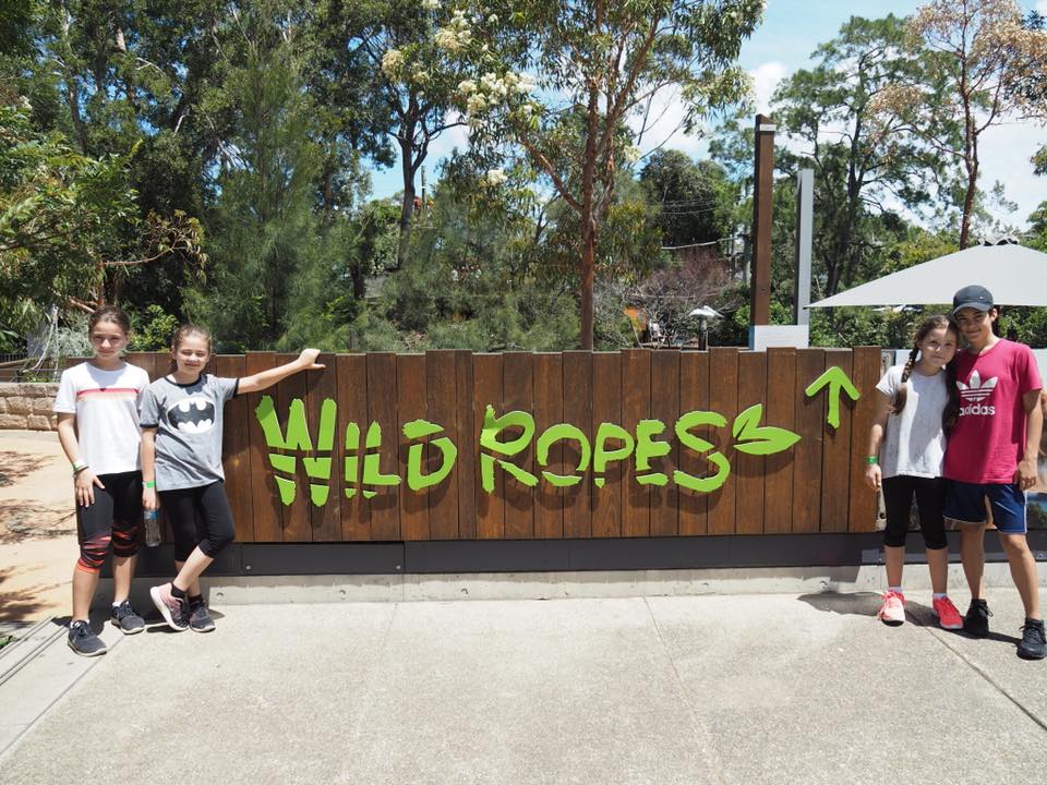 Wild Ropes at Taronga Zoo : High Ropes Course in Sydney