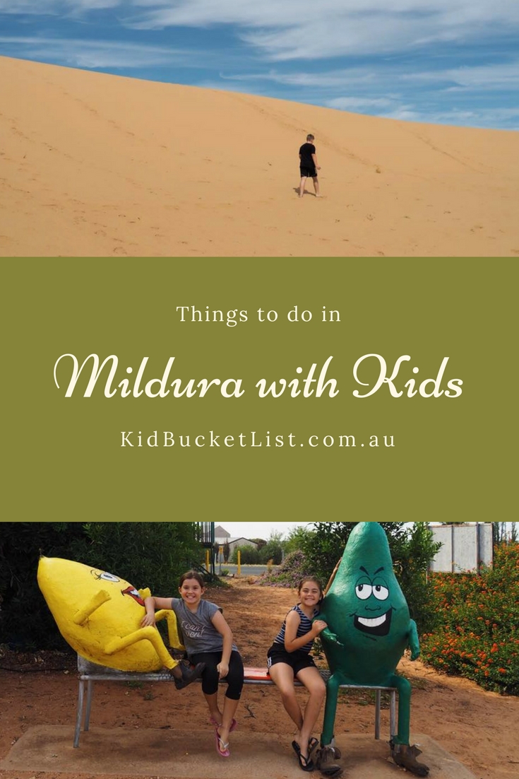 Things to do in Mildura with Kids