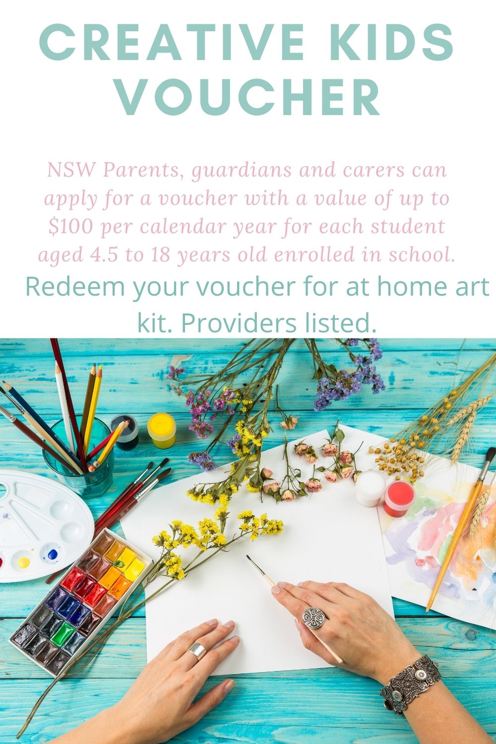 Creative Kids Voucher for NSW Kids : Creative Kits for Home