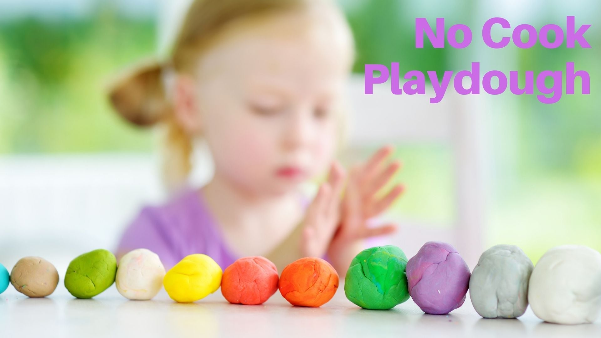 How to Make Playdough : The No Cook Recipe | Easy Playdough Recipe | The Best playdough recipe