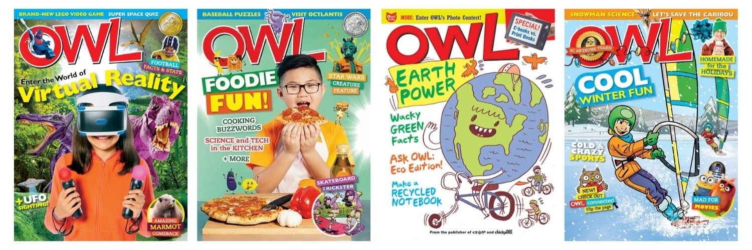 Owl magazine for kids