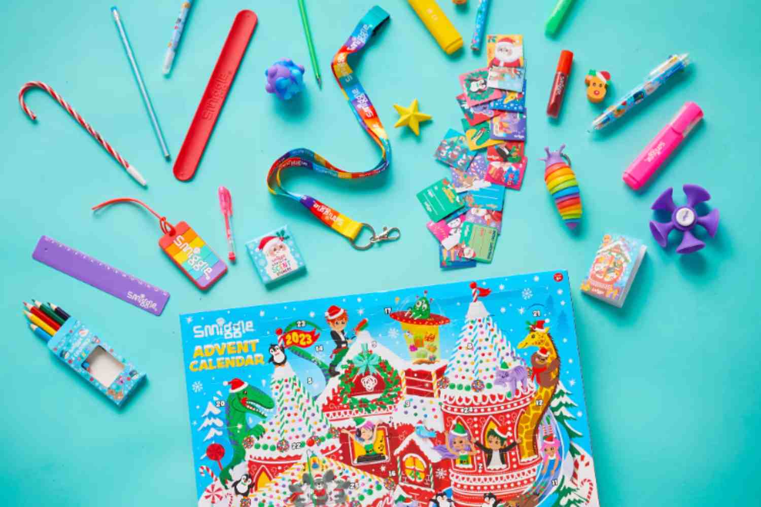 Advent Stationery calendar for kids and tweens