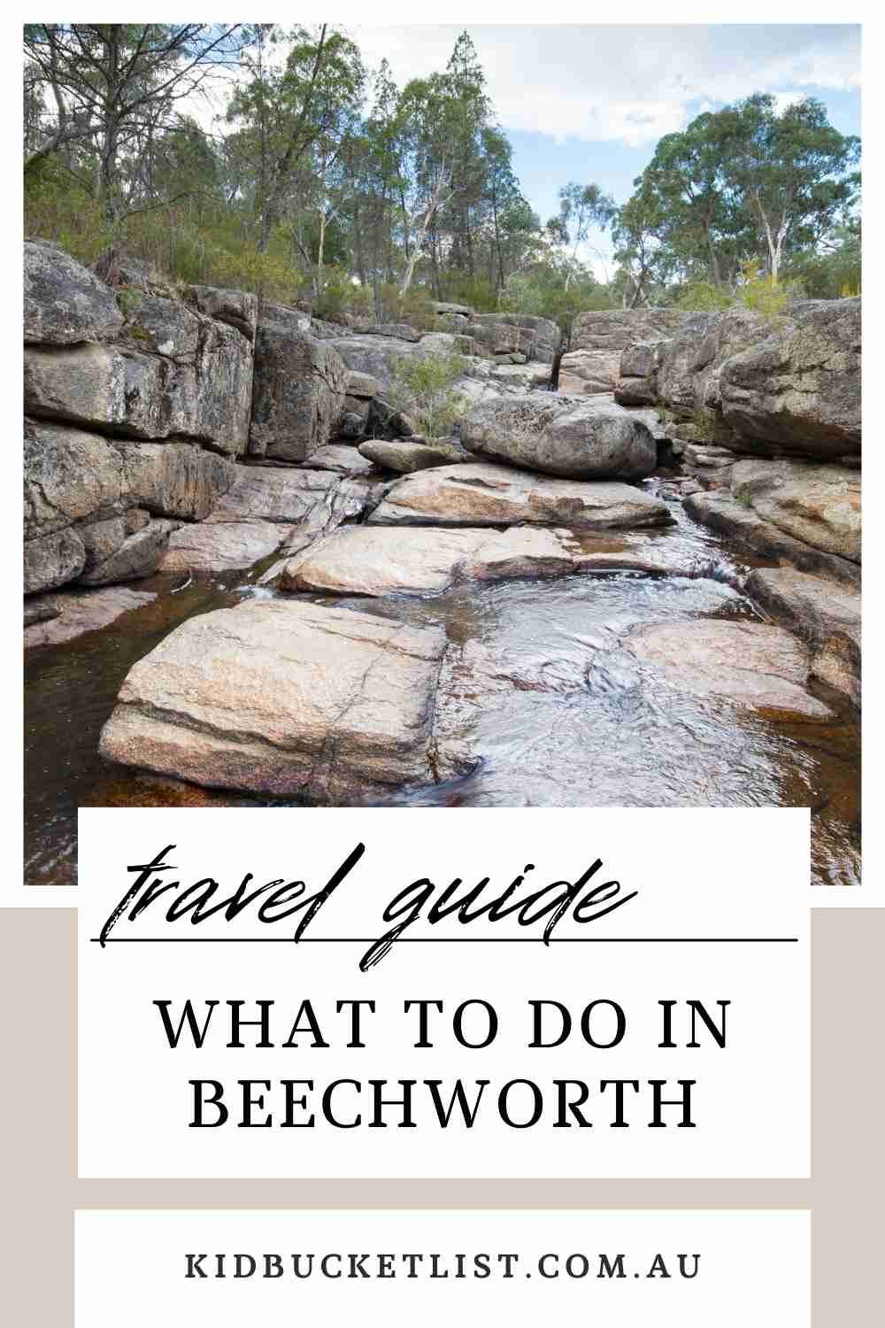 Pinned Beechworth things to do
