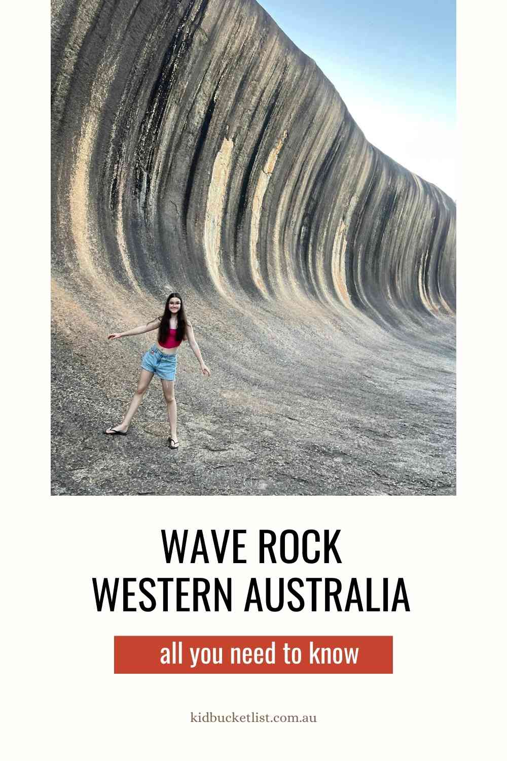 Pinterest image Wave Rock Western Australia
