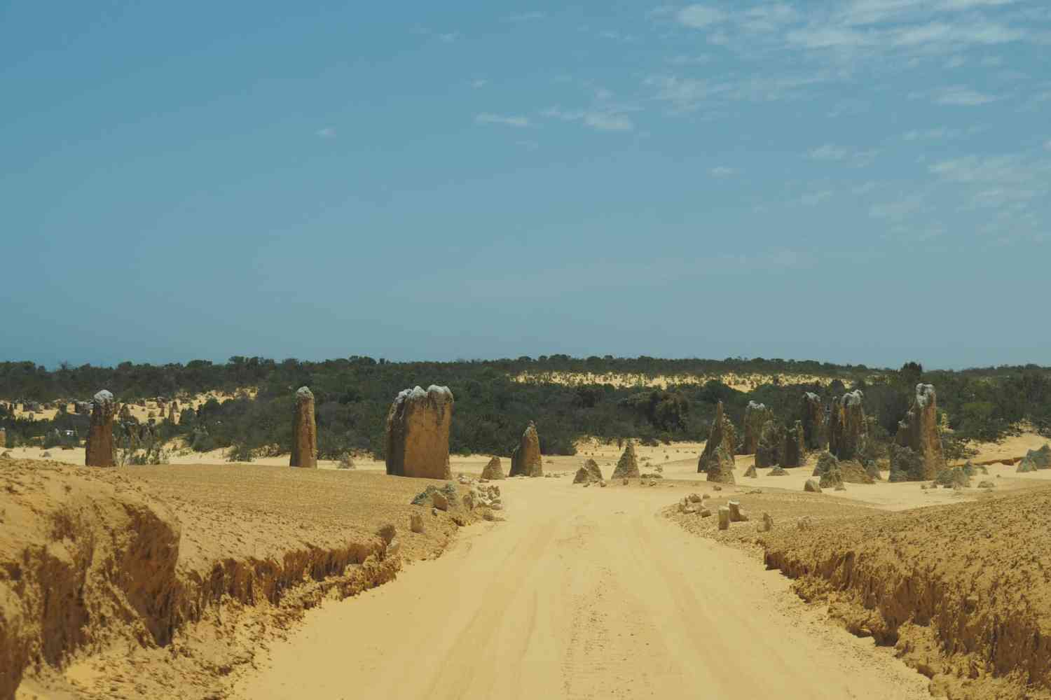 The Pinnacles drive at the Pinnacles Desert
