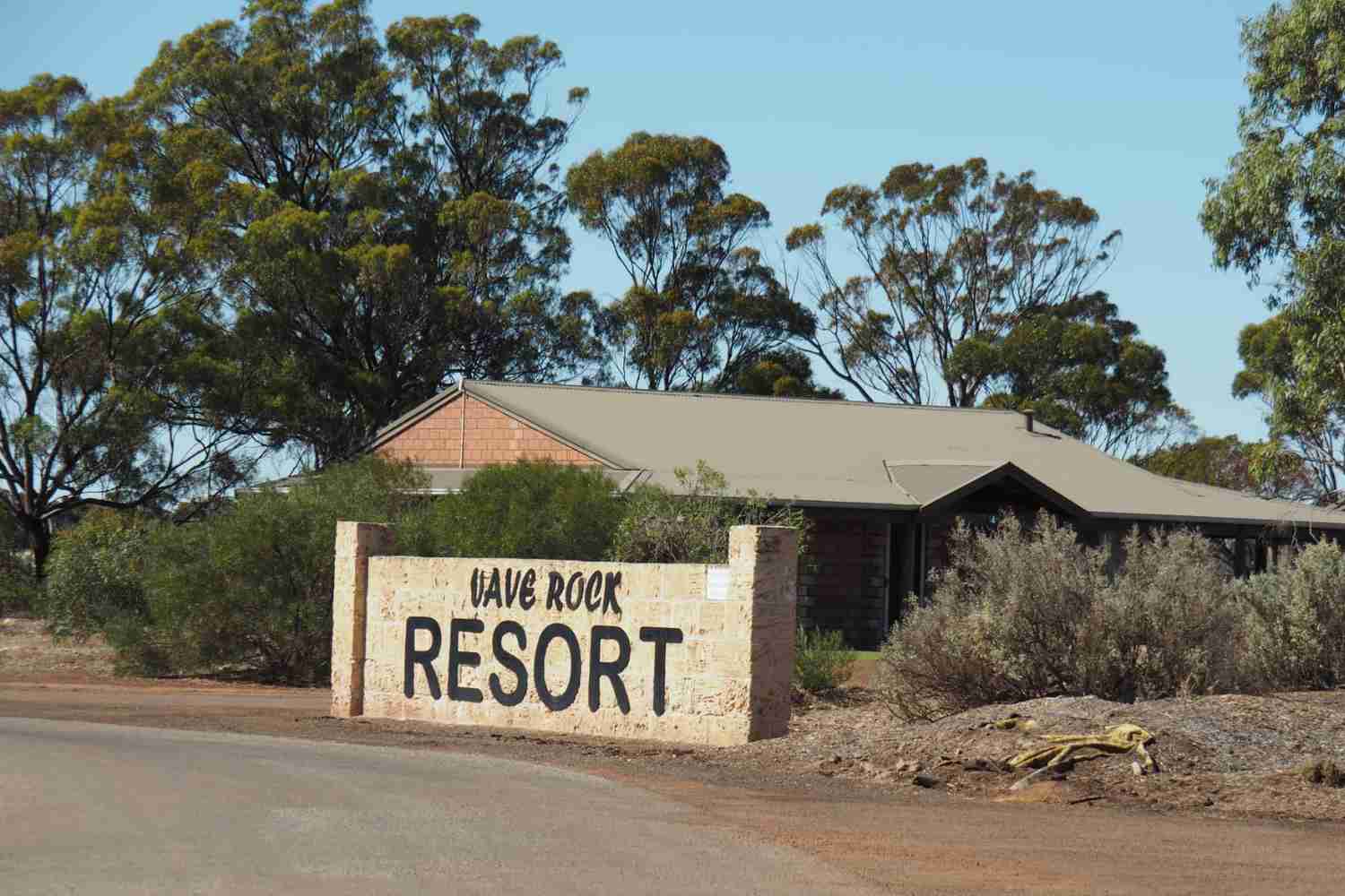 Wave Rock Resort Entrance WA