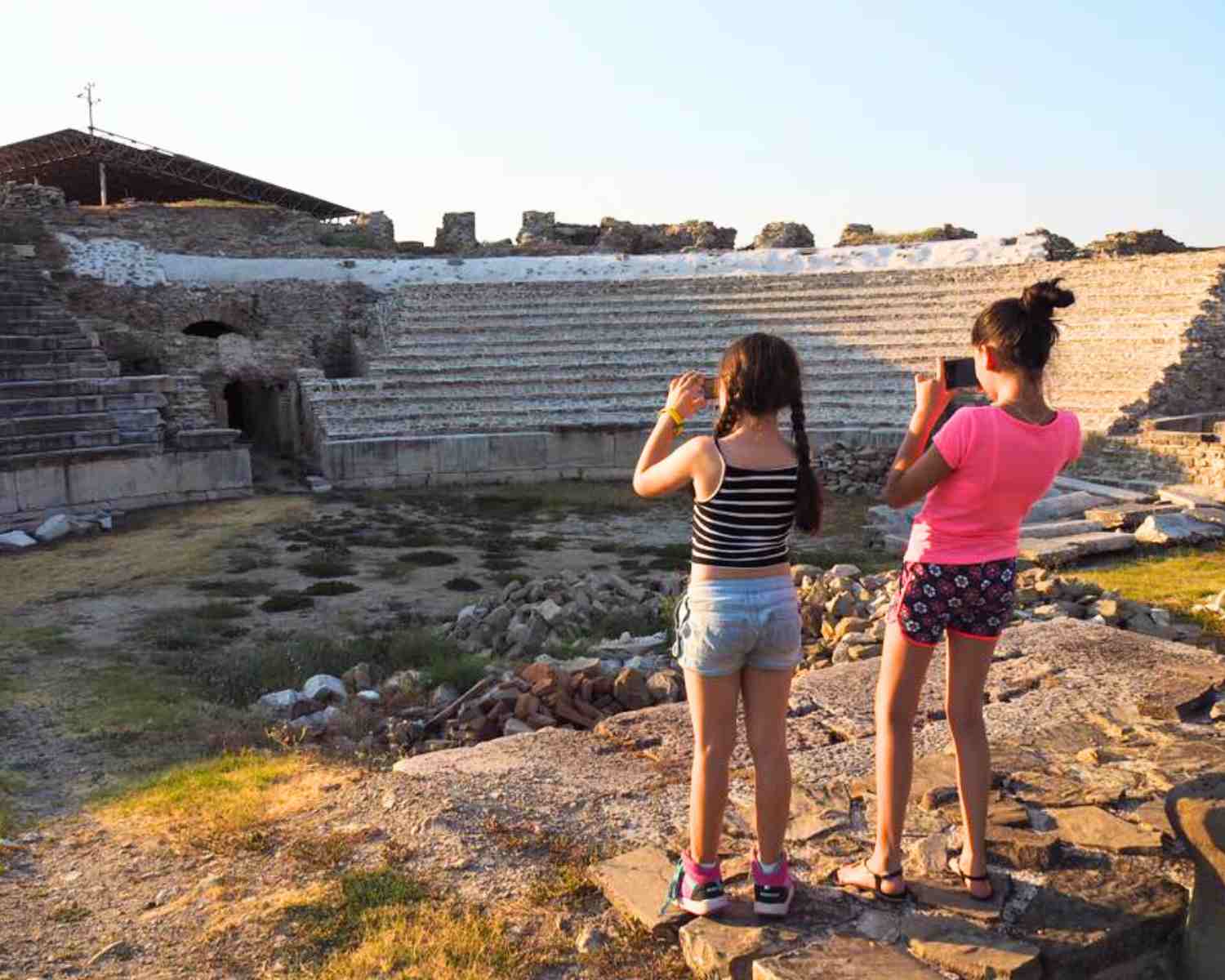 The ancient theatre of Stobi Macedonia