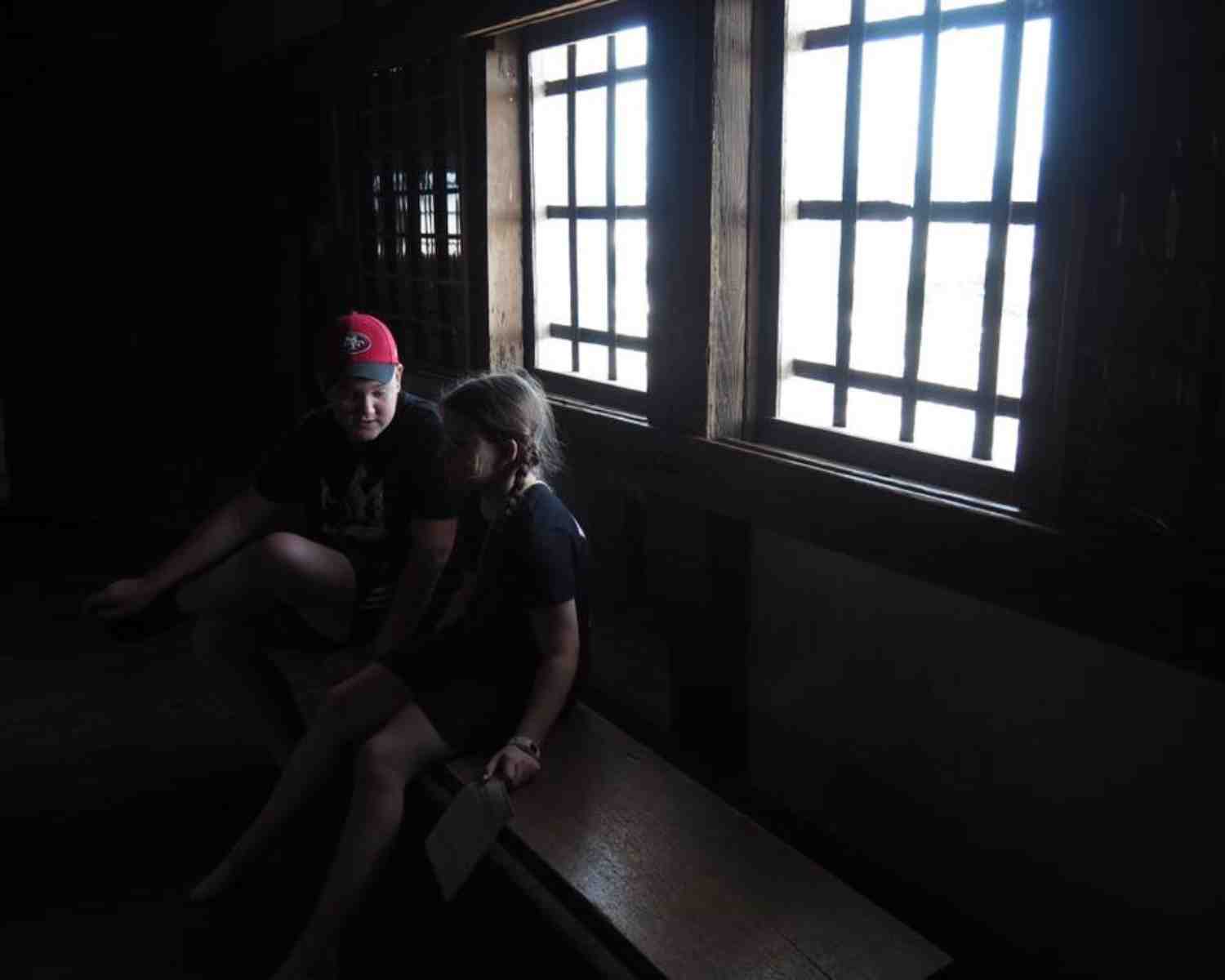 Exploring Himeji Castle with children