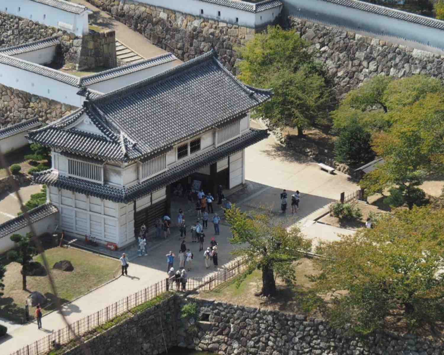 Exploring Himeji Castle Japan with teenagers