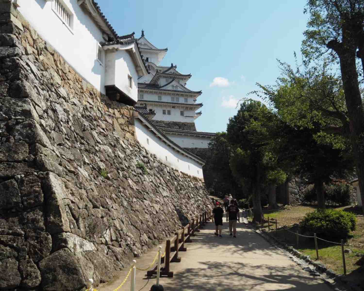 The Multi-tiered Walls of Himeji Castle