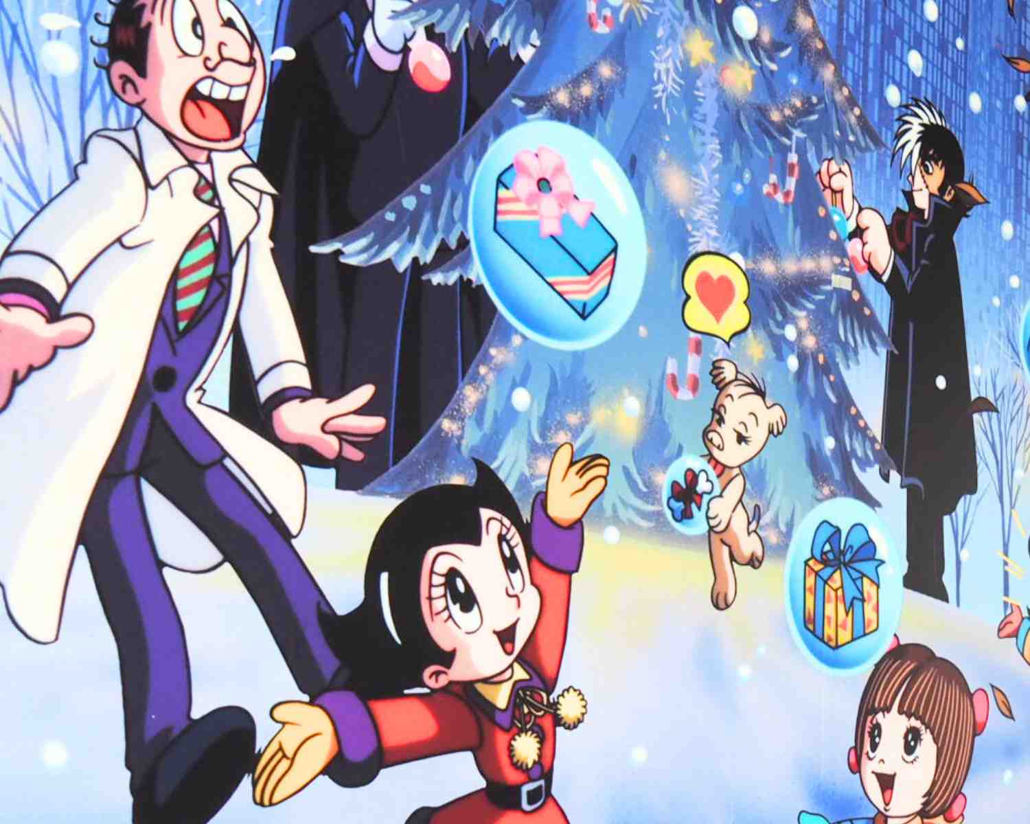 Uran is in this mural at Takadanobaba Japan. She is Astro Boy's sister