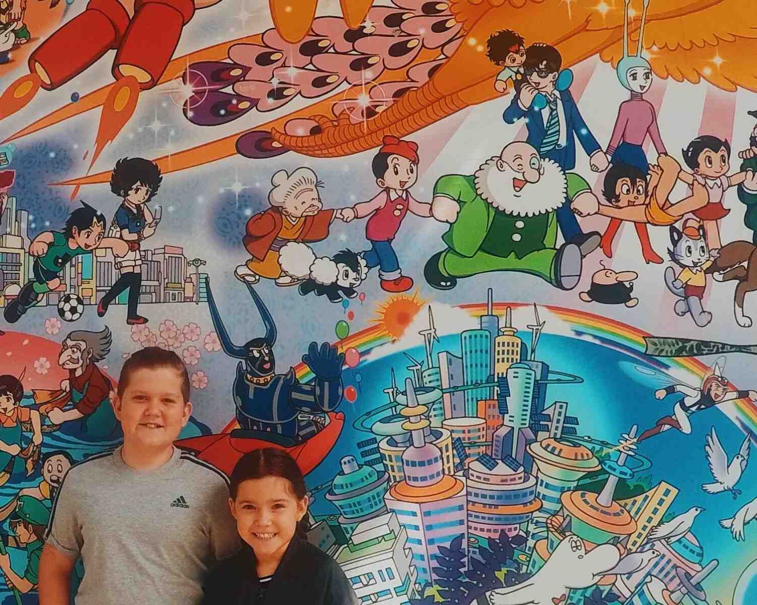 Finding all the pieces of the Astro Boy mural in Takadanobaba Japan