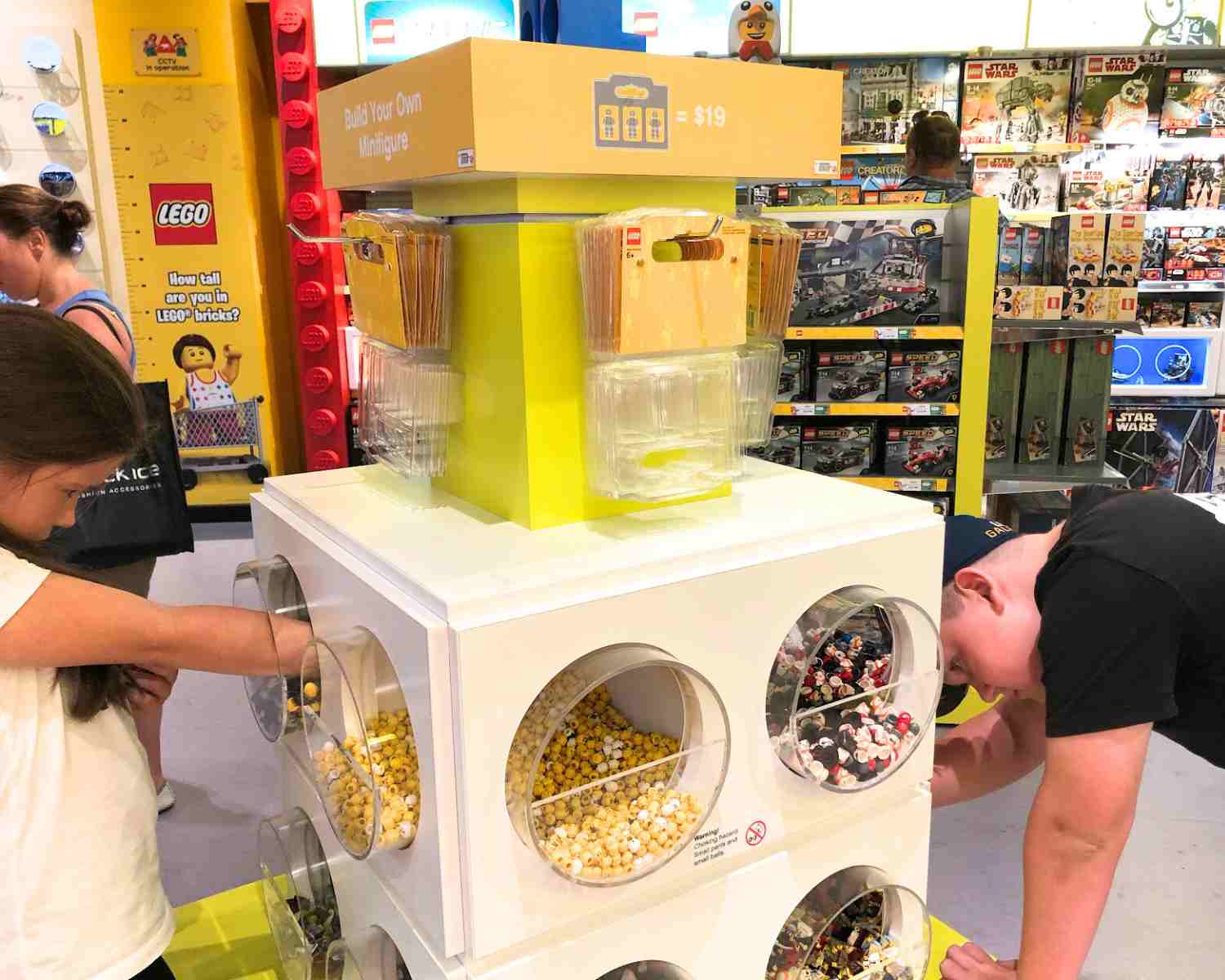 Pick your own bricks at Sydney LEGO Stores