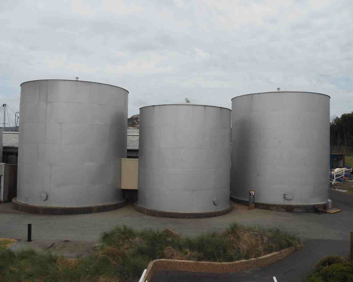 Giant oil tanks at Albany Whaling Station