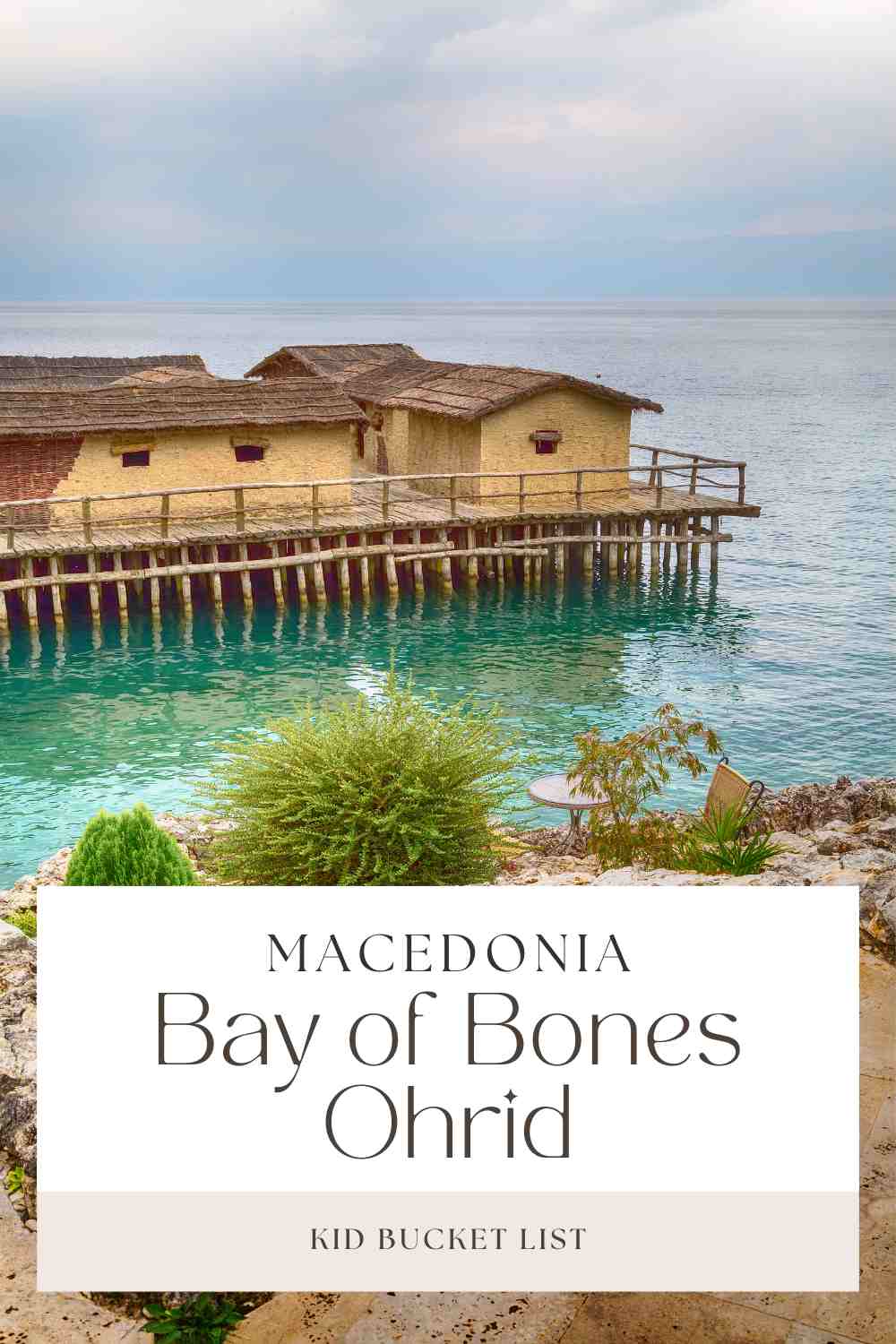 We visit the Bay of Bones in North Macedonia with kids