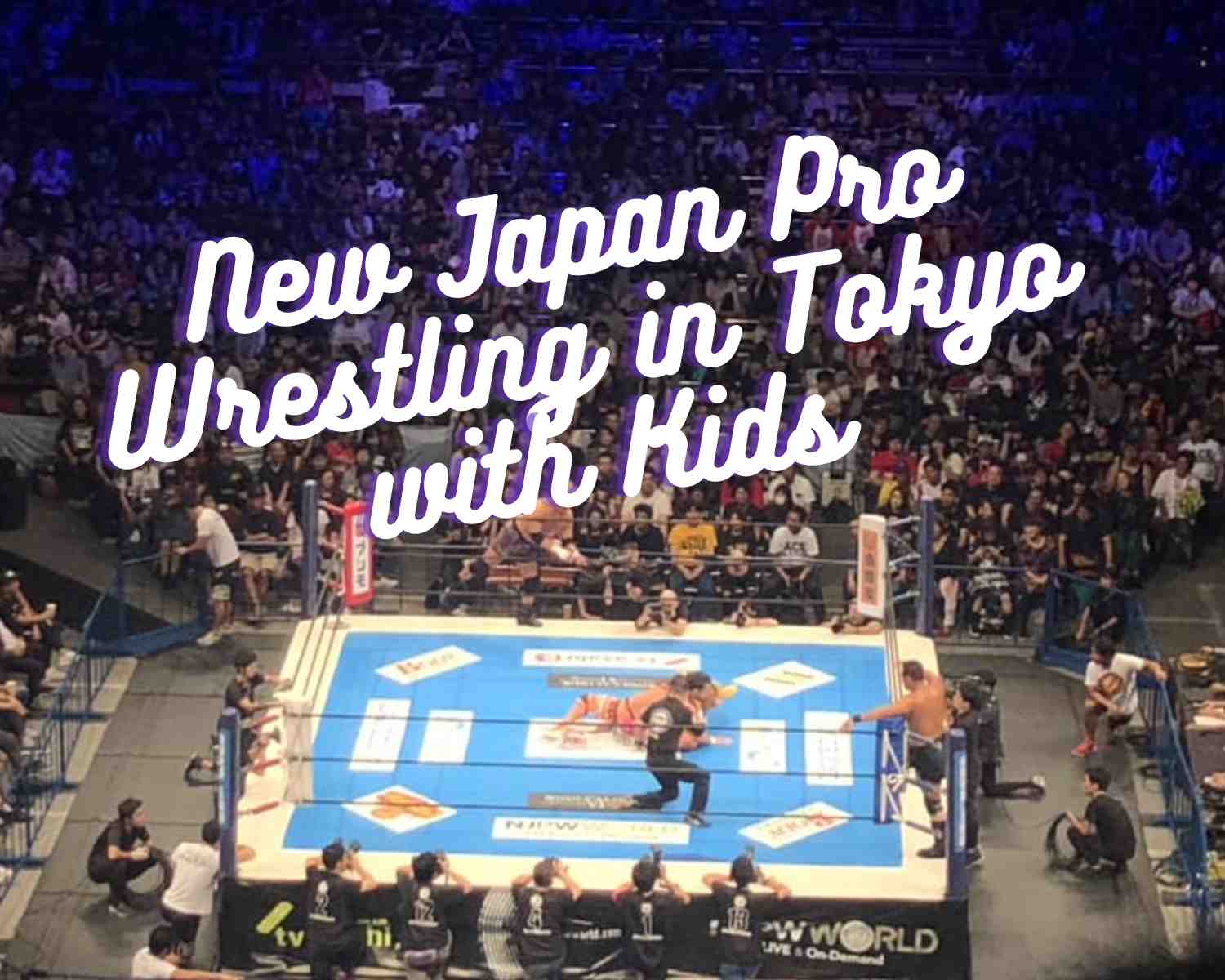Attending a New Japan Pro Wrestling Event in Tokyo with Kids
